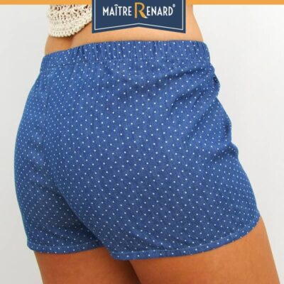 caleçon short femme pois jeans