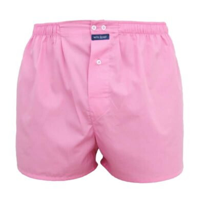 calecon-homme-classique-coupe-francaise-uni-rose-coton-popeline Caleçon homme coupe française classique uni rose