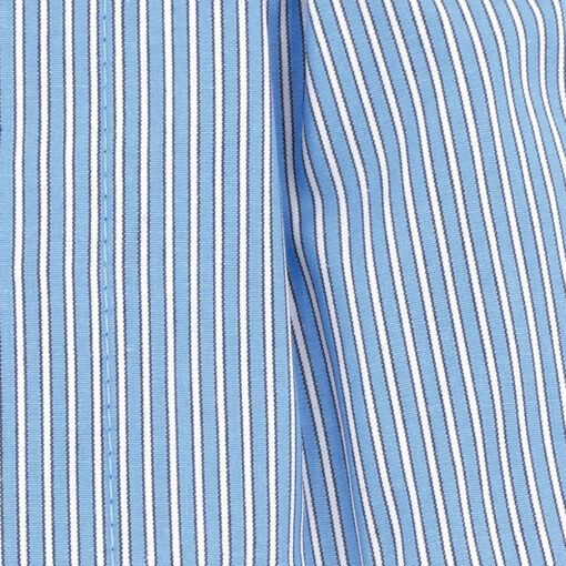 Caleçons homme classique coupe française rayé bleu 100% Coton rayé bleu popeline