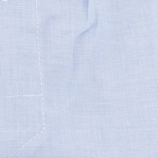 Caleçon homme classique coupe française 100% coton fil à fil bleu uni