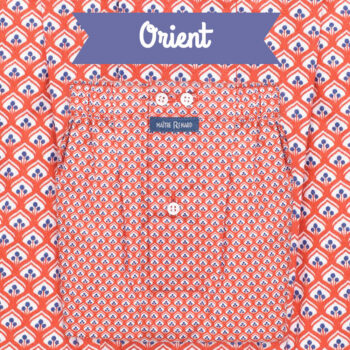 Caleçon homme classique coupe française 100% coton "Orient"