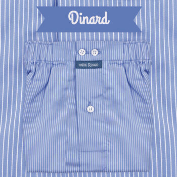 Caleçon homme classique coupe française 100% coton "Rayé Dinard"