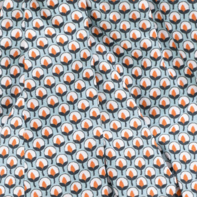 Short caleçon femme popeline de coton , motif et imprimé fleuri