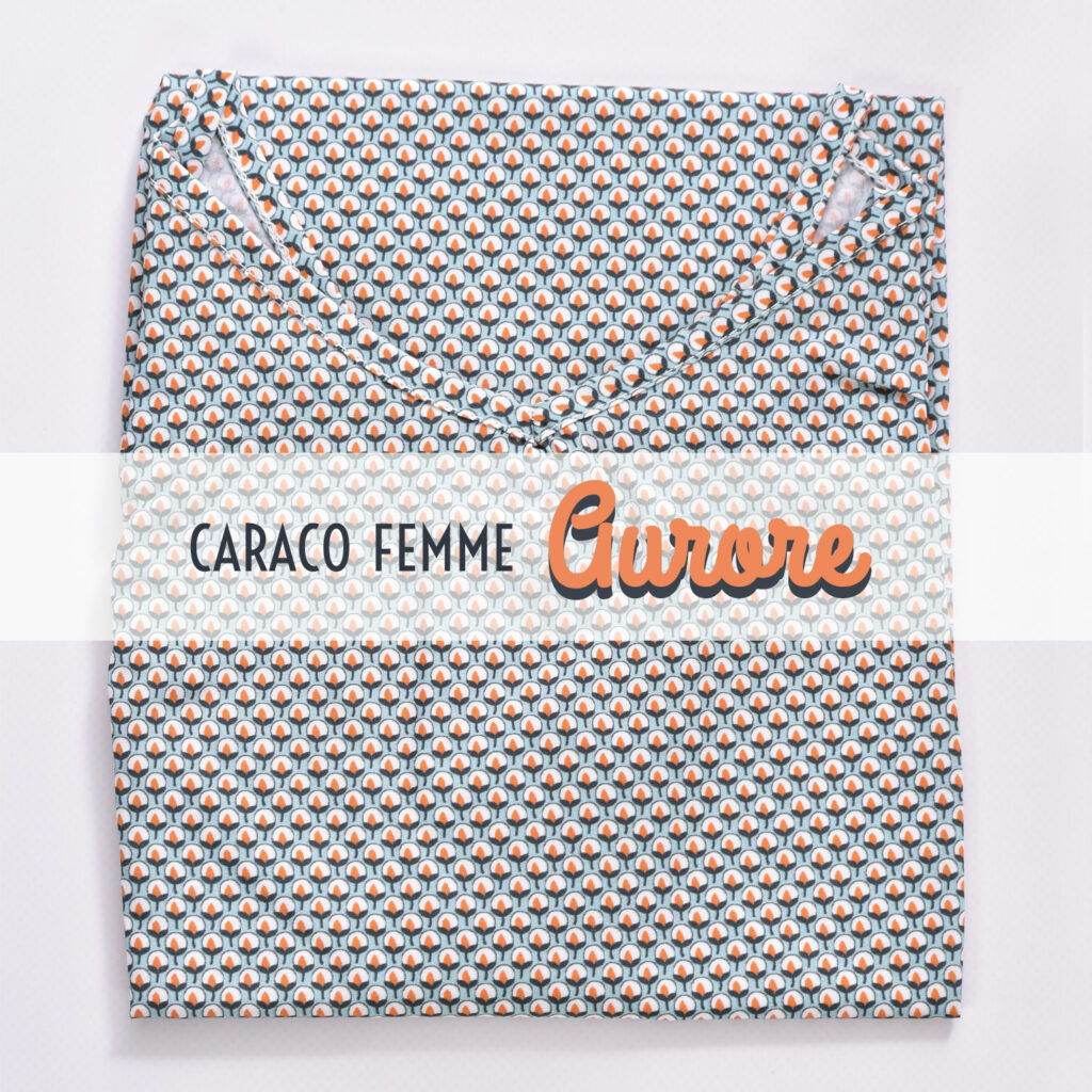 Top en coton - caraco femme en popeline