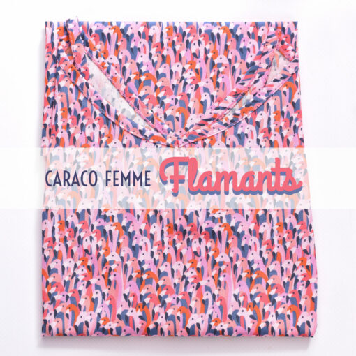 Caraco flamant rose