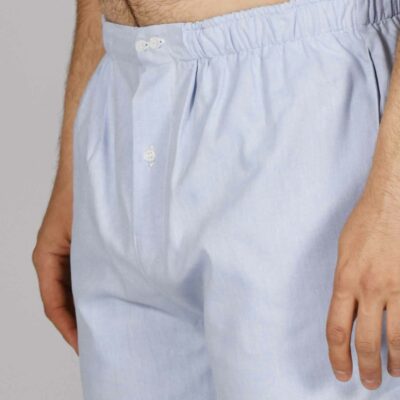 Pantalon de pyjama en oxford homme pour l'hiver. Bas de pyjama homme oxford, tissu de qualité