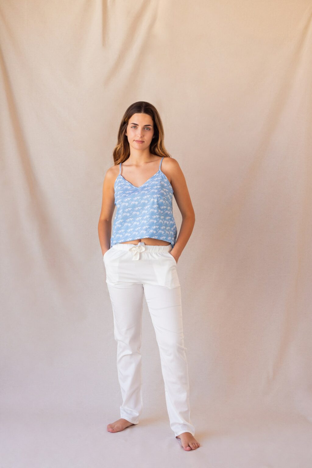 pantalon-pyjama-creme-satin-blanc