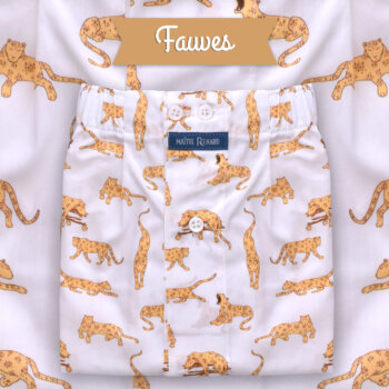 Caleçon homme classique coupe française "Fauves"
