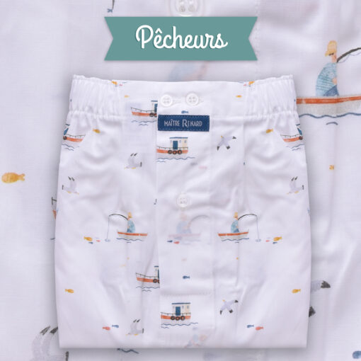 Caleçon homme classique coupe française "Pêcheurs"