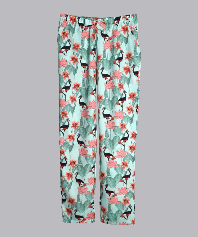 Pantalon de pyjama femme "Grues"