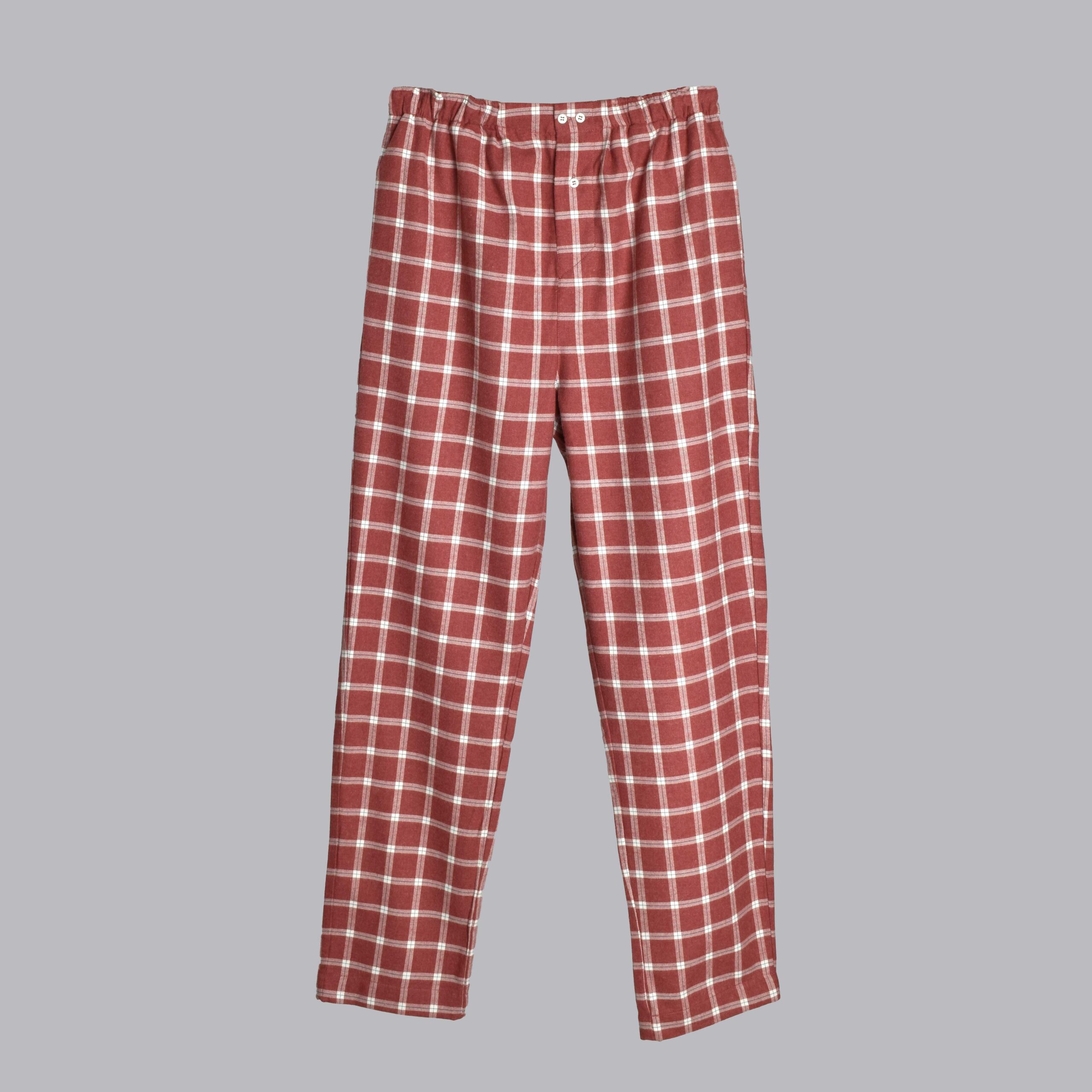 Pantalon De Pyjama à Carreaux Pour Homme - Coupe Running, Confortable, Pour Hiver Et Intérieur
