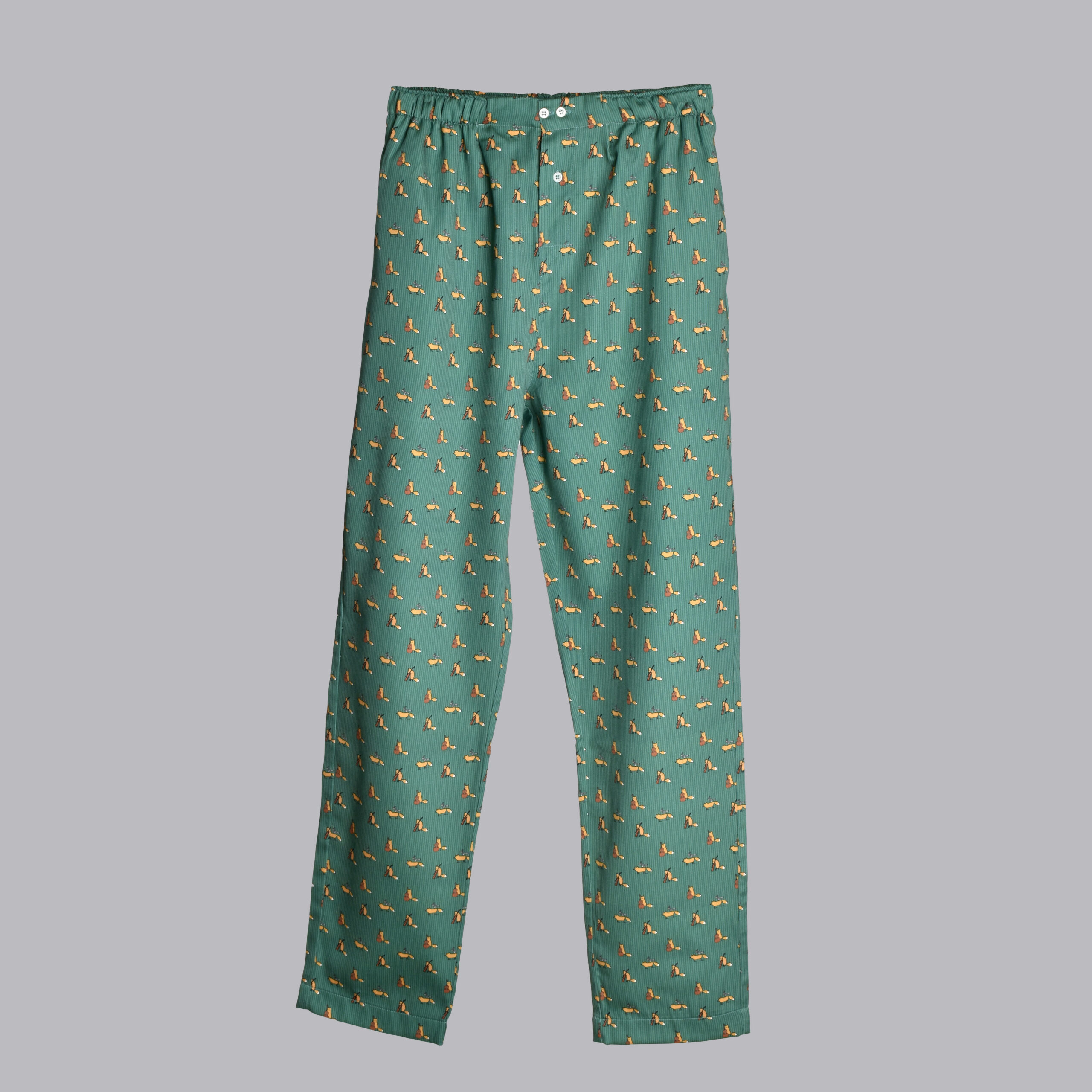 Pantalons de pyjama en coton homme Bengale - Maître Renard