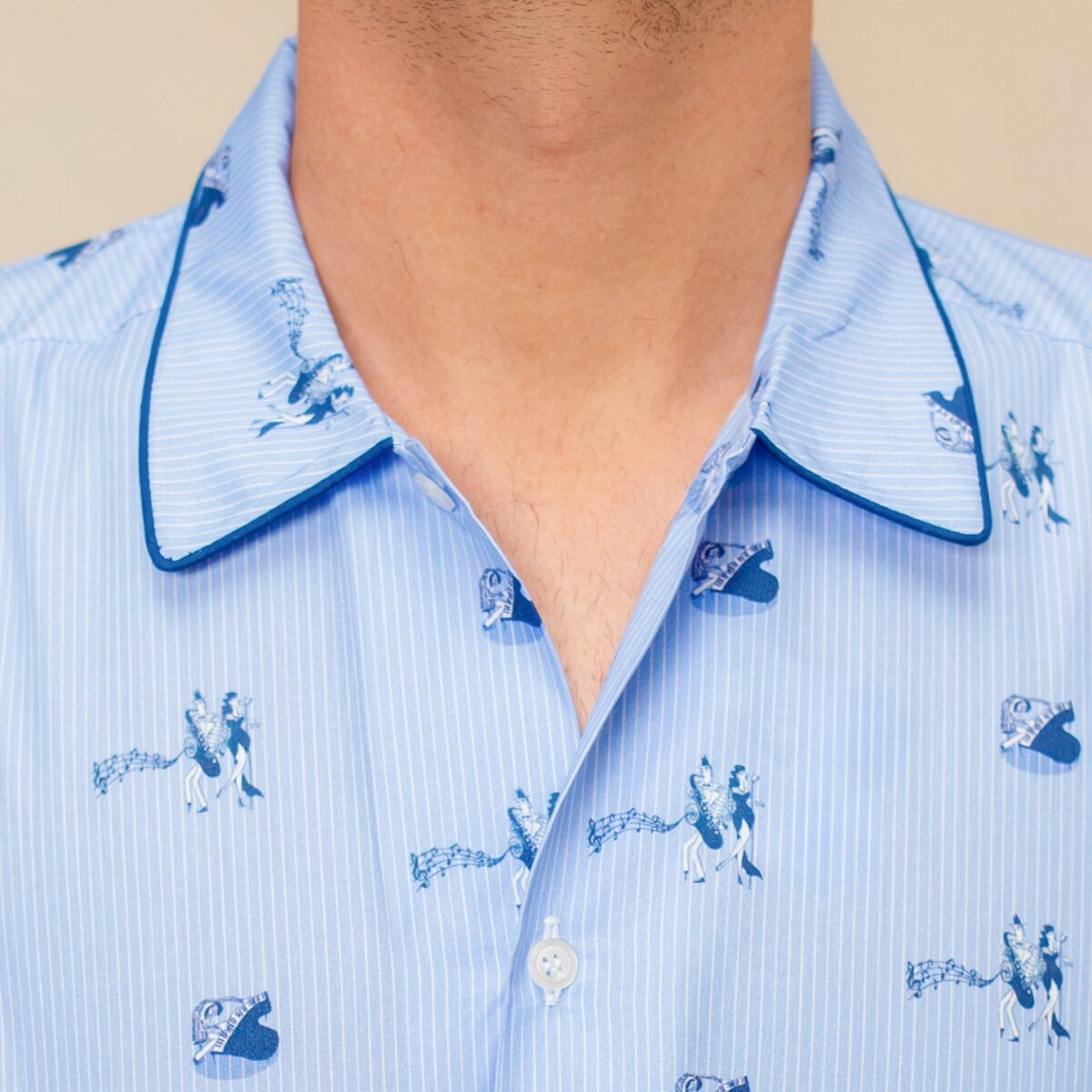 Chemise de nuit homme "Cabaret"