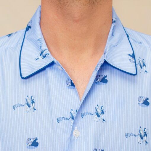 chemise de nuit musicien concert homme