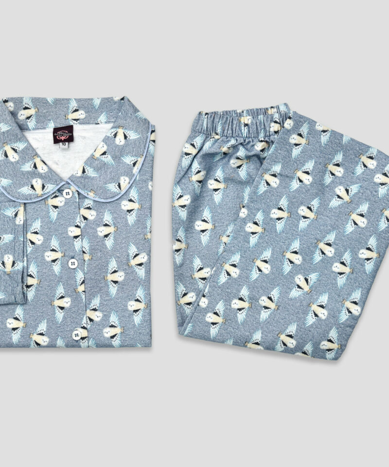 PYJAMA long jeune fille chouette