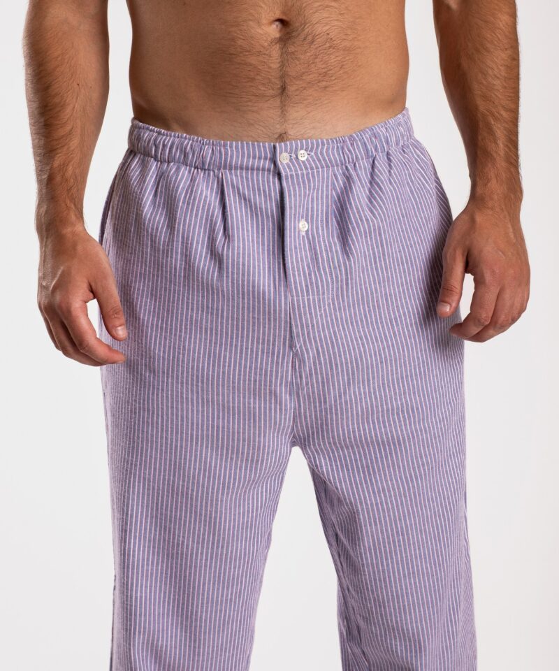 Pantalon de pyjama en pilou maitre renard rayure la plage