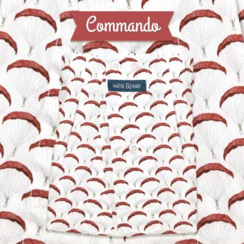 Caleçon homme classique coupe française 100 % coton parachutistes
