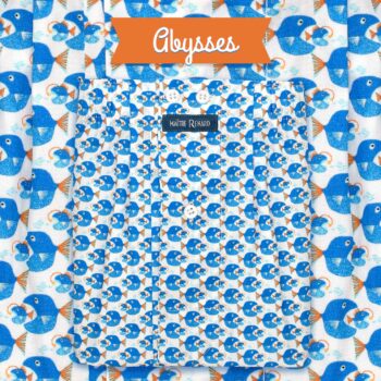 Caleçon homme classique coupe française 100 % poissons lanterne