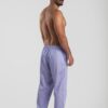 Pantalon de pyjama homme en satin de coton rayure bleu dinard