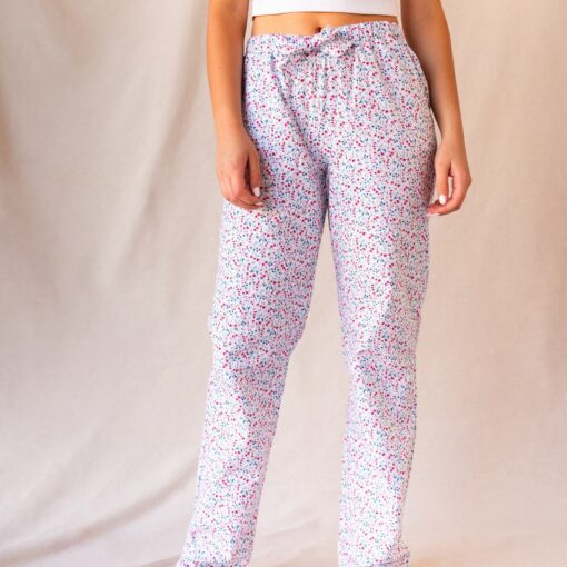 pantalon-coton-femme-interieur-pyjama-fleurs