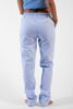 pantalon de pyjama femme en coton flanelle pilou vichy bleu fabrique au portugal 3