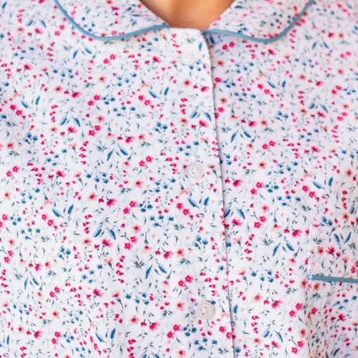pyjama-femme-fleurs-coton-hiver-liberty-rouge-bleu