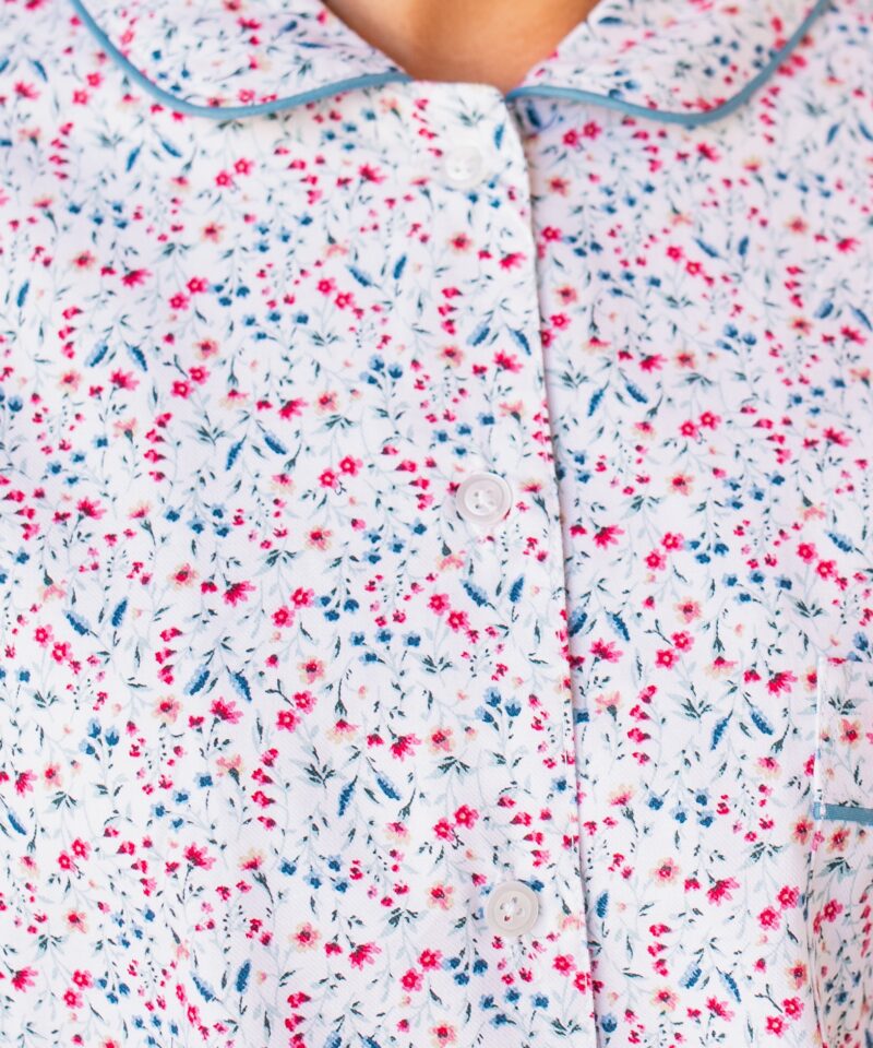 pyjama-femme-fleurs-coton-hiver-liberty-rouge-bleu