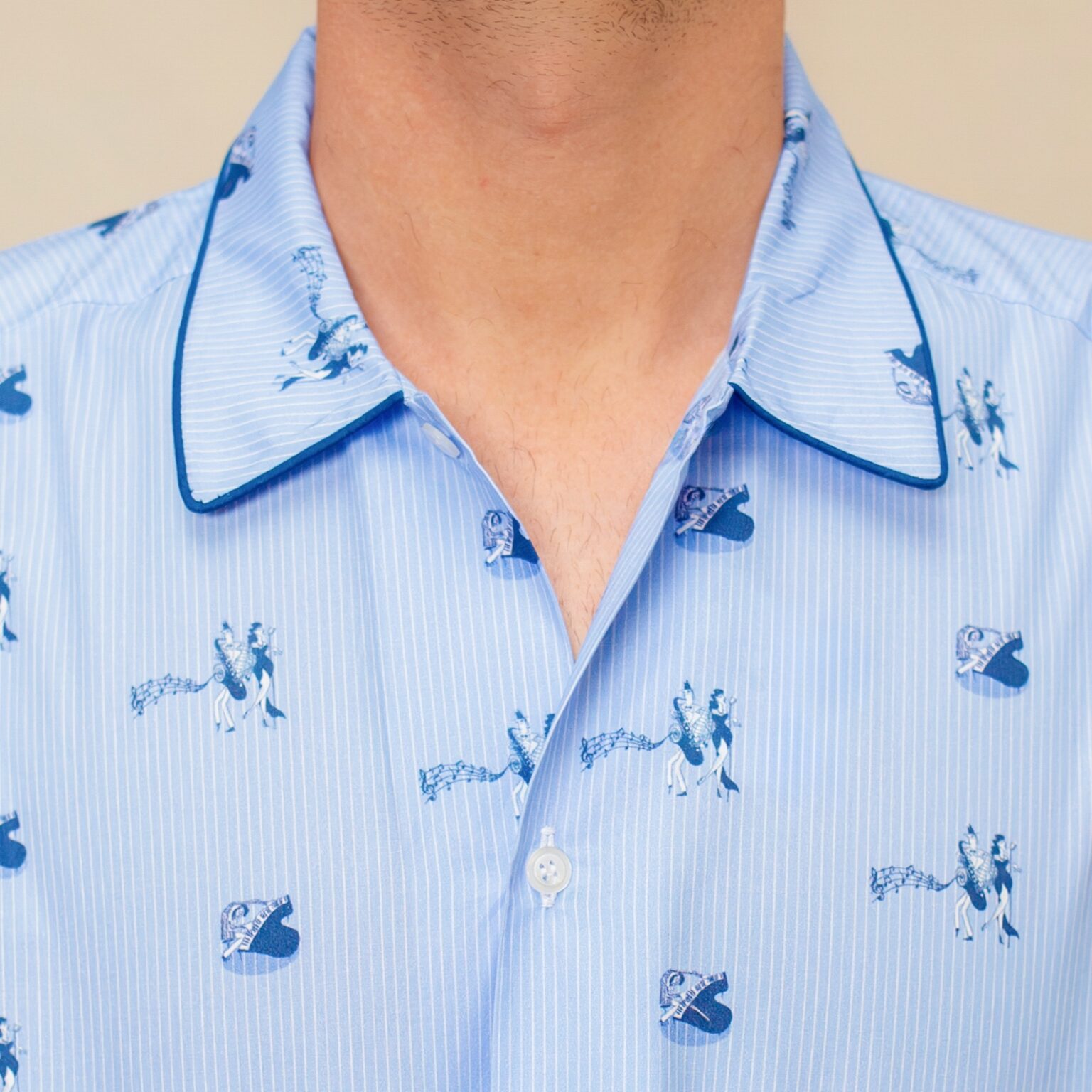 pyjama-homme-musique-piano-coton-classique