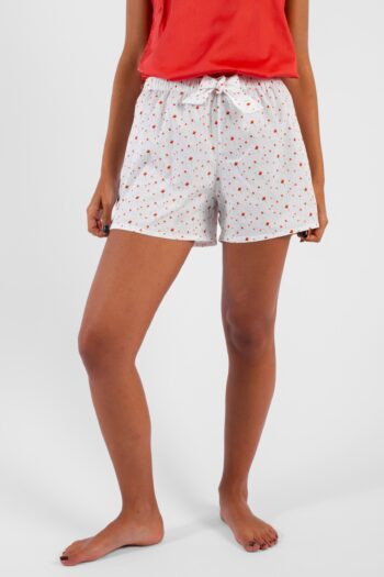 Short long Femme classique "Coquelicots"