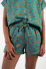short femme en satin de coton motif jaguars fabrique au portugal 2