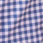 pantalon de pyjama femme en coton flanelle pilou carreaux bleu fabrique au portugal