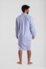 Chemise de nuit homme classique oxford bleu