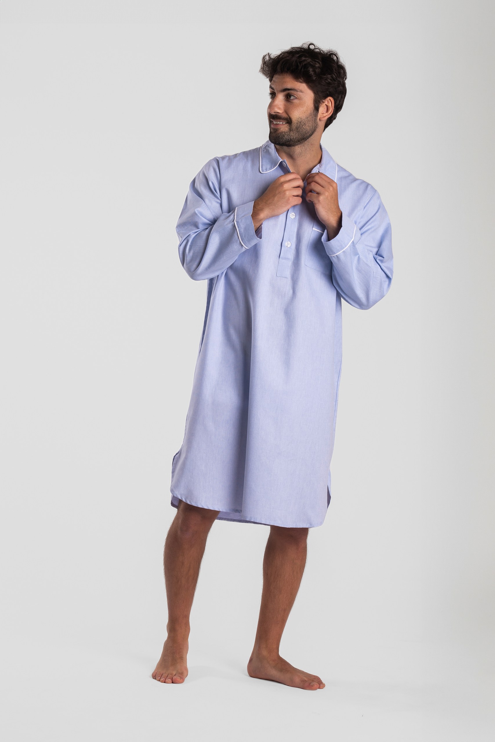 Chemise De Nuit Homme Oxford Ma tre Renard Chemise De Nuit Homme Oxford Ma tre Renard