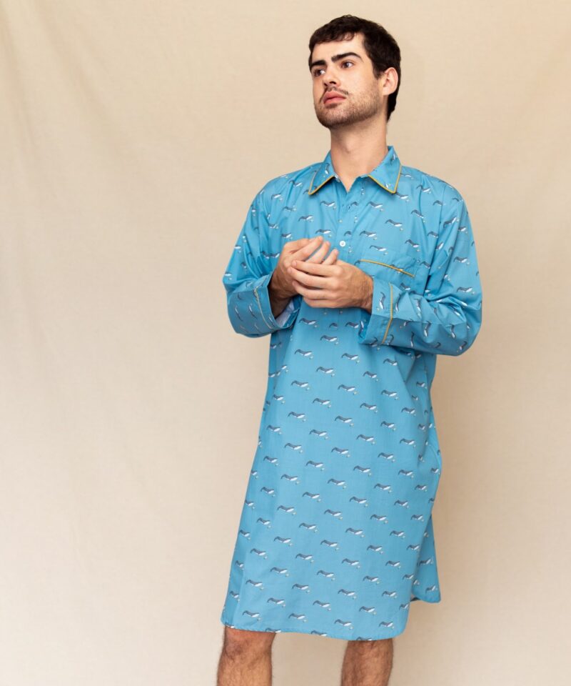 Chemise de nuit homme "Découverte"
