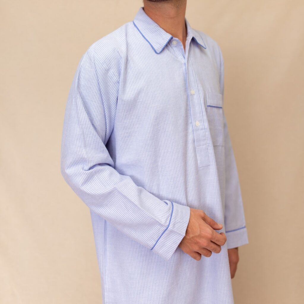 chemises de nuit homme en coton