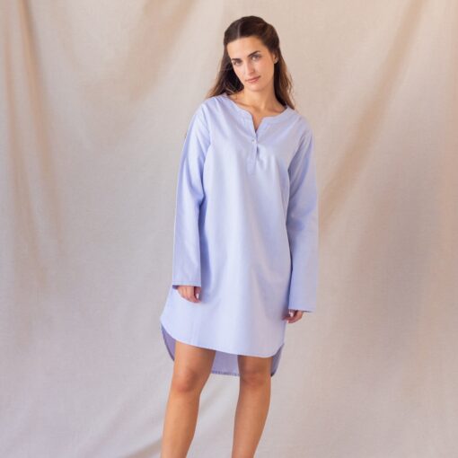 Liquette femme col tunisien "Oxford"