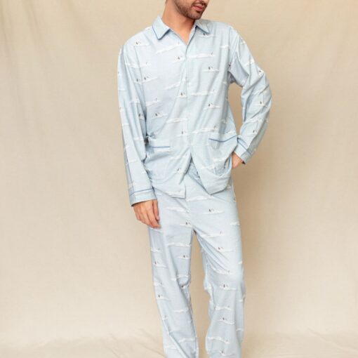 Pyjamas long homme - Flanelle "Arctique"