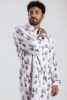 Chemise de nuit homme classique flanelle de coton motif ours bruns grizzly sapin canada 2