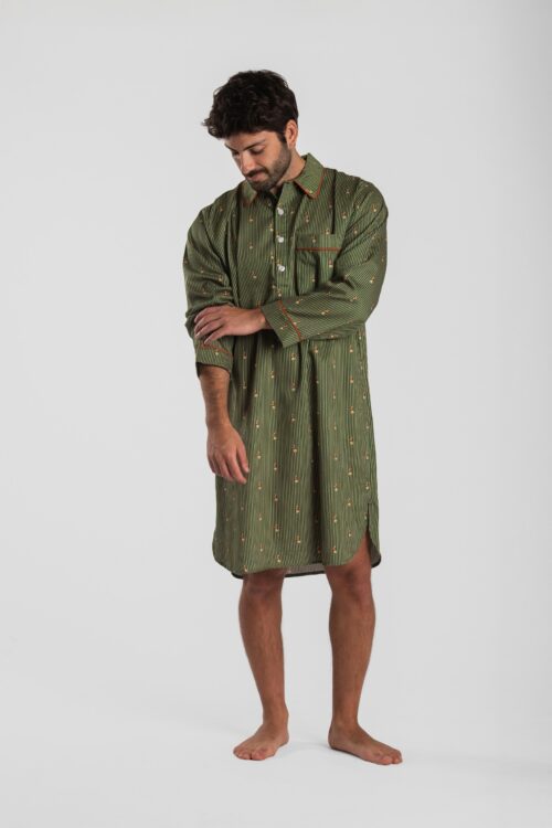 Chemise de nuit homme - Lions