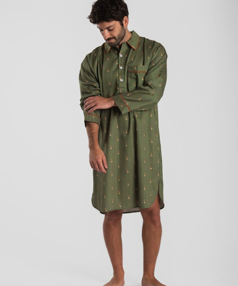 Chemise de nuit homme - Lions