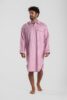 Chemise de nuit homme classique satin de coton rayures larges rouges