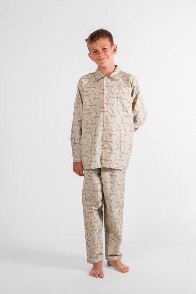 pyjama enfant pilou motif panthères félin