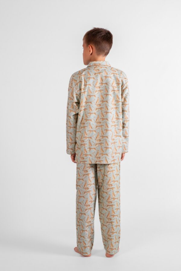 pyjama enfant pilou motif panthères félin