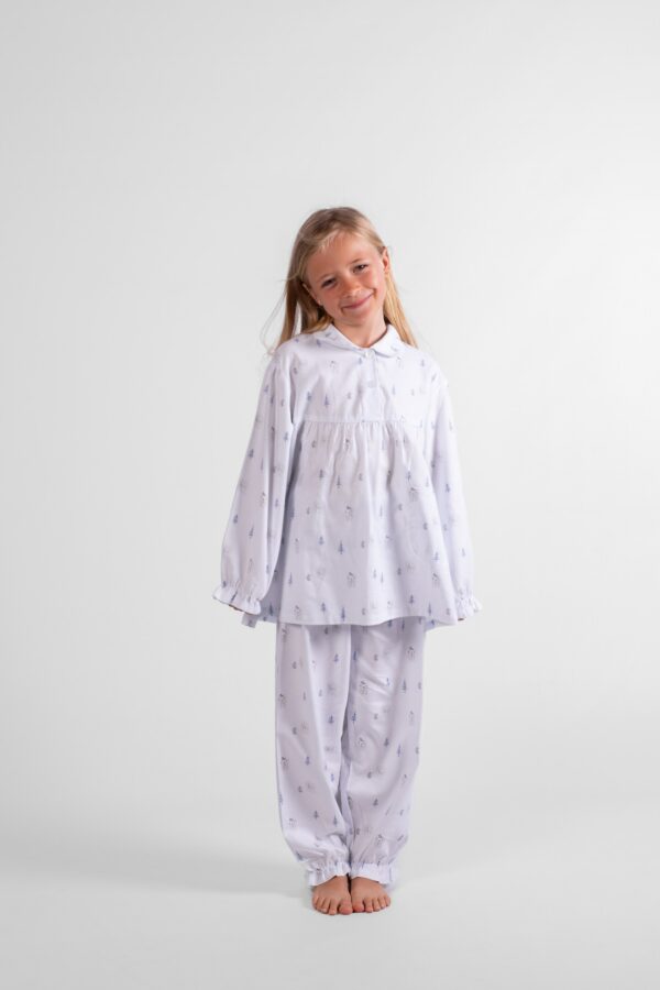 pyjama fille pilou flanelle ours balade