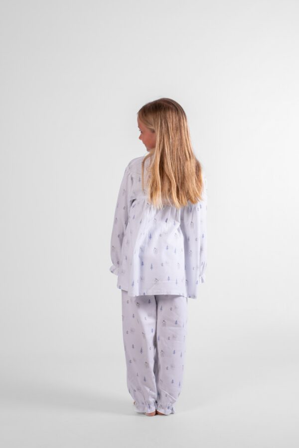 pyjama fille pilou flanelle ours balade