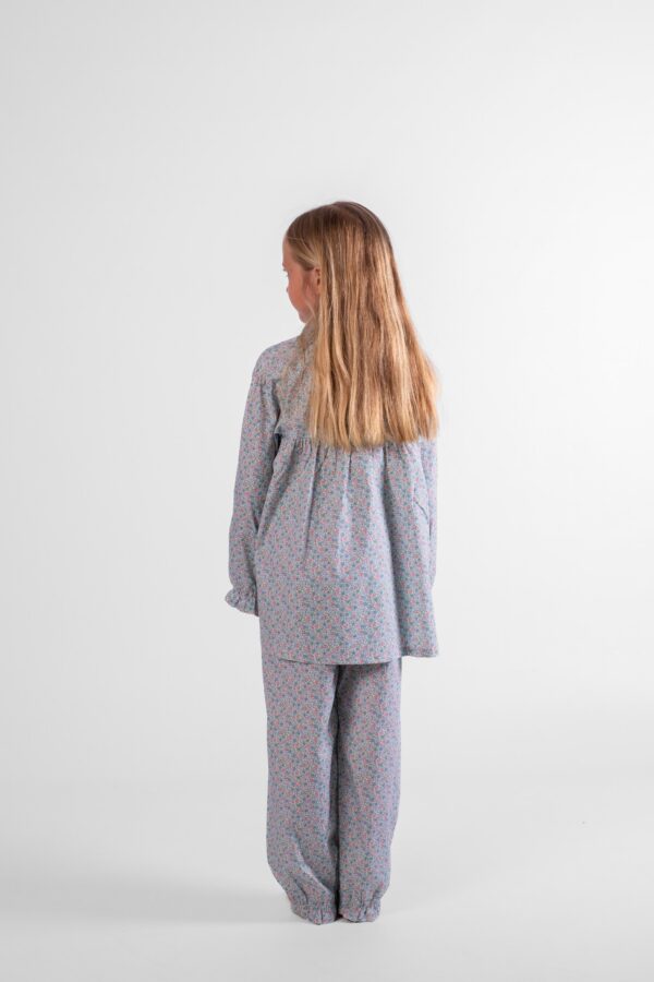 pyjama long coton fille liberty fleurs