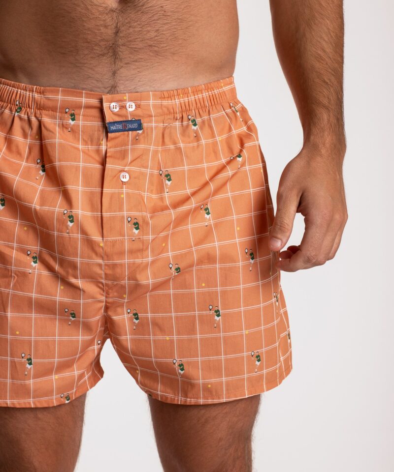caleçon homme tennis roland-garros classique coupe française maitre renard
