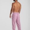 Pantalon de pyjama homme en popeline de coton rayure rouge santorin