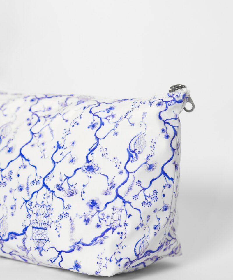 Trousse de toilette pagodes japon en coton enduit