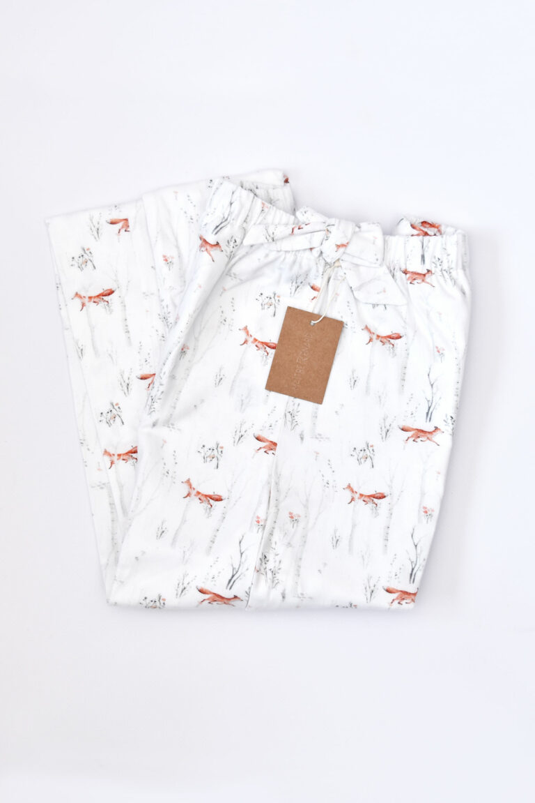 Pantalon de pyjama femme - Renard forêt